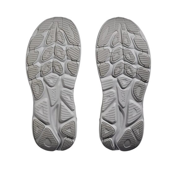 Hoka One One Clifton 10 Mens 12 White /Glacier Blue 1162030/WTGL Running Gym